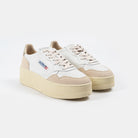 Autry Platform Low Wht/Platinum Ptlw-ls01