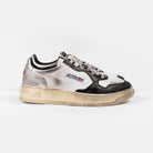 Autry Sup Vint Low Wht/Black/Silver Avlm-sv11