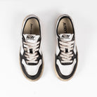 Autry Sup Vint Low Wht/Black/Silver Avlm-sv11