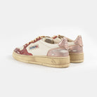 Autry Sup Vint Low Leat/Leat Red/Pink Avlw-mt01