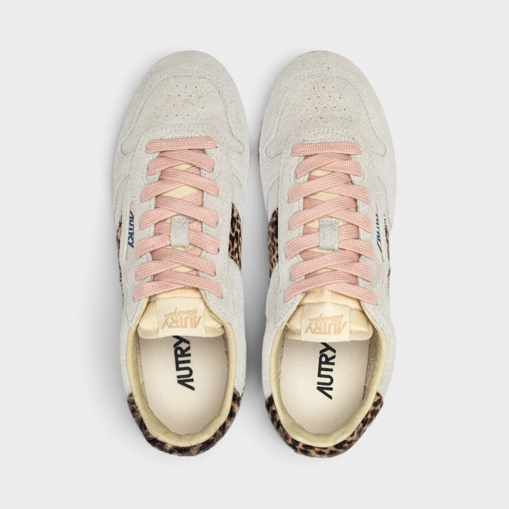 Autry Windspin Low White Leopard Wslw-ye01