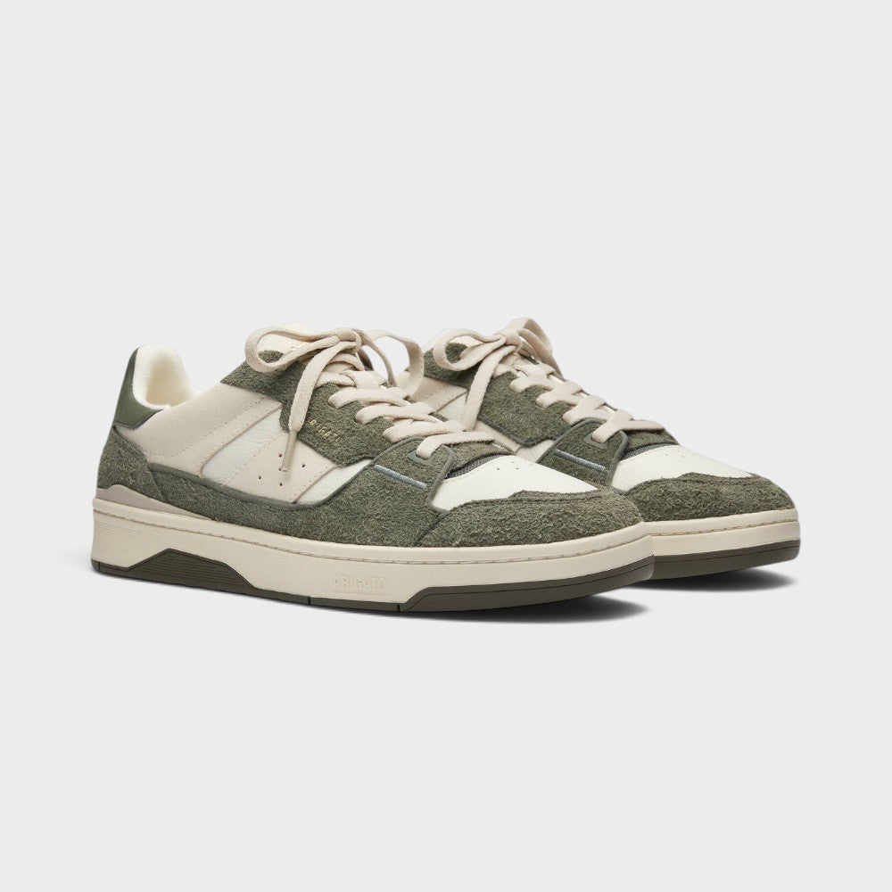 Axel Arigato Clay Sneaker Light Beige Dark Green F3906003