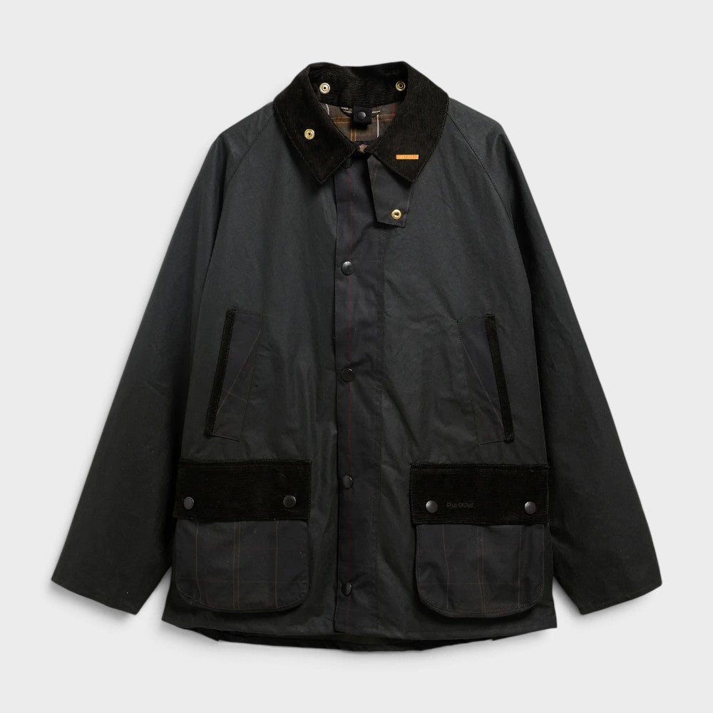 Barbour Icons Patch Bedale Wax Jacket Sage Mwx2585sg51