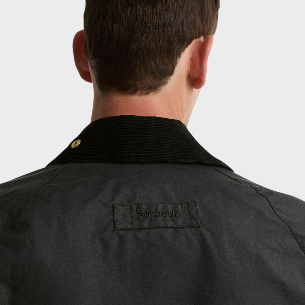 Barbour Icons Patch Bedale Wax Jacket Sage Mwx2585sg51