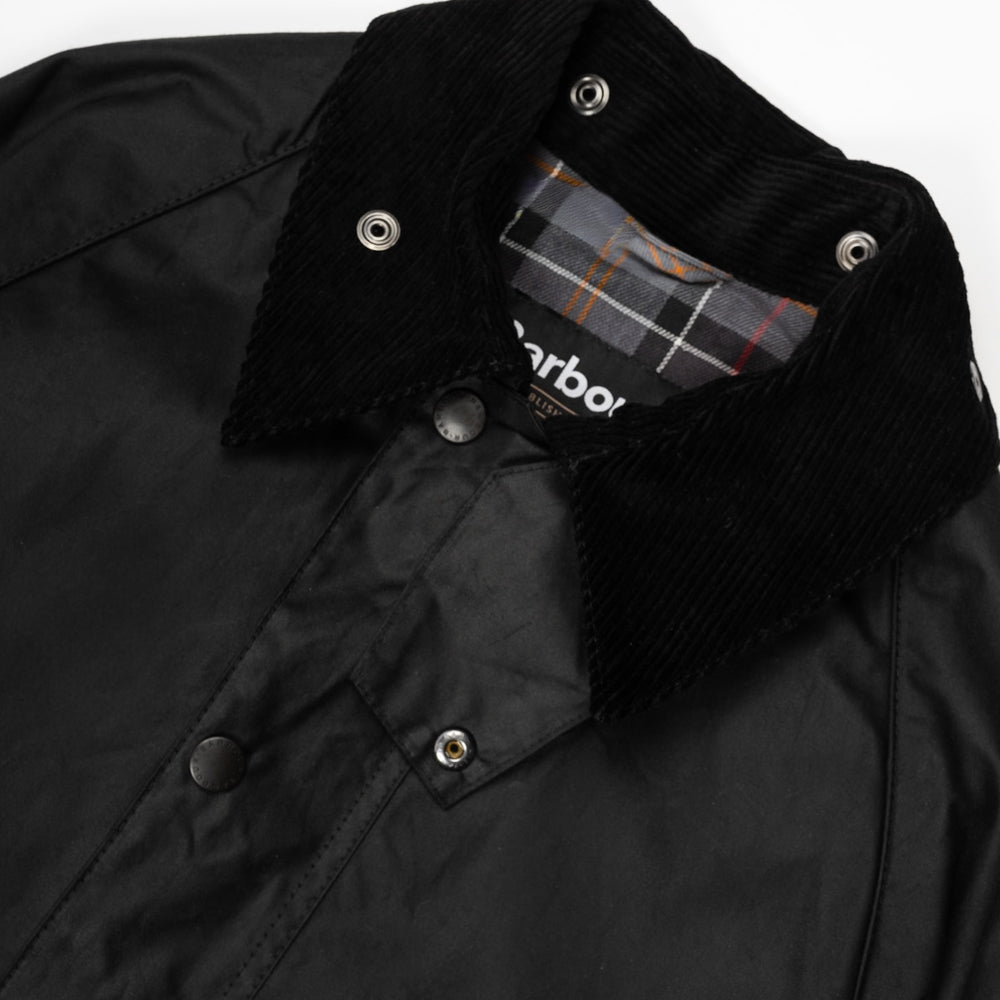 Barbour Os Bedale Wax Jacket Black Mwx1679