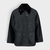 Barbour Oversized Bedale Waxed Jacket Black MWX1679BK91