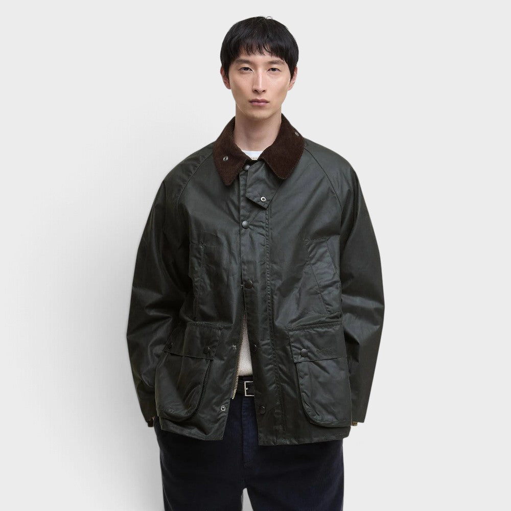 Barbour Os Bedale Wax Jacket Sage Mwx1679sg91
