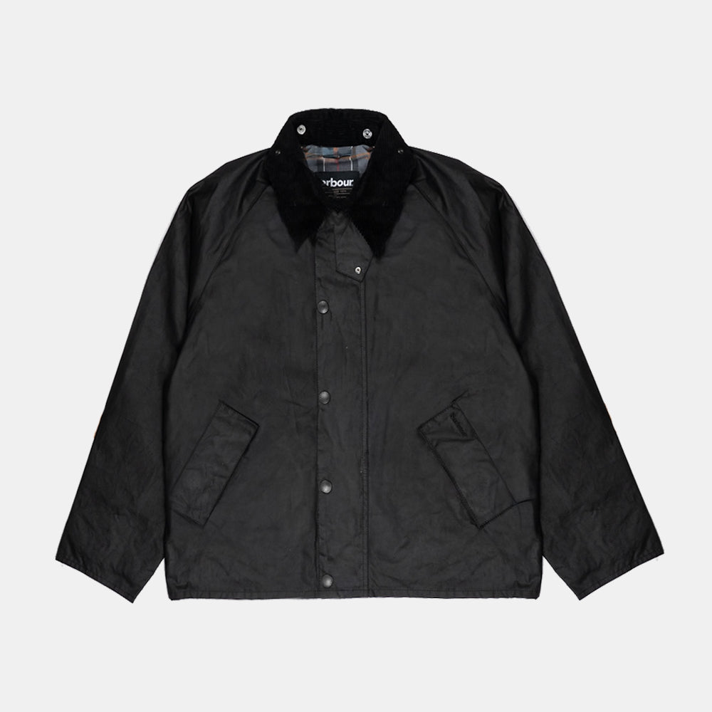 Barbour Os Transport Wax Jacket Black Mwx1678bk91