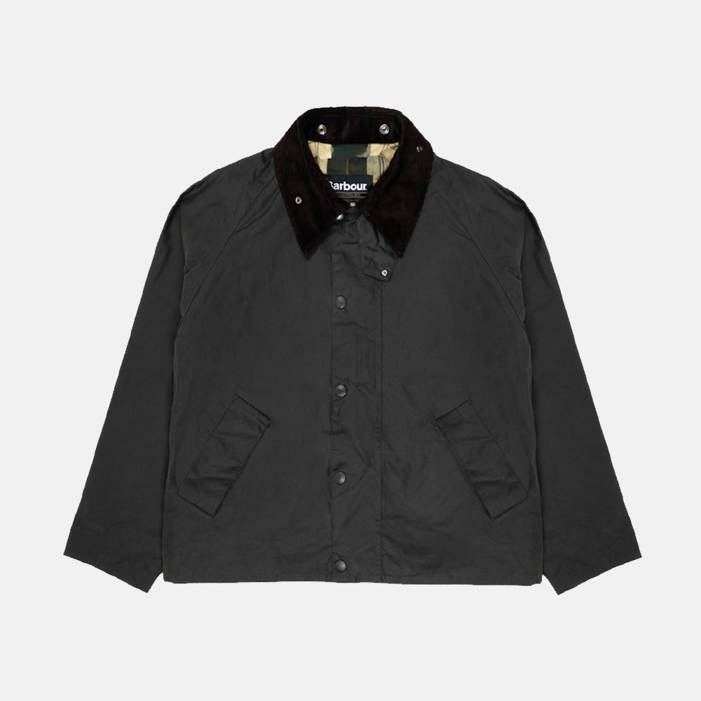 Barbour Os Transport Wax Jacket Sage Green Mwx1678sg91