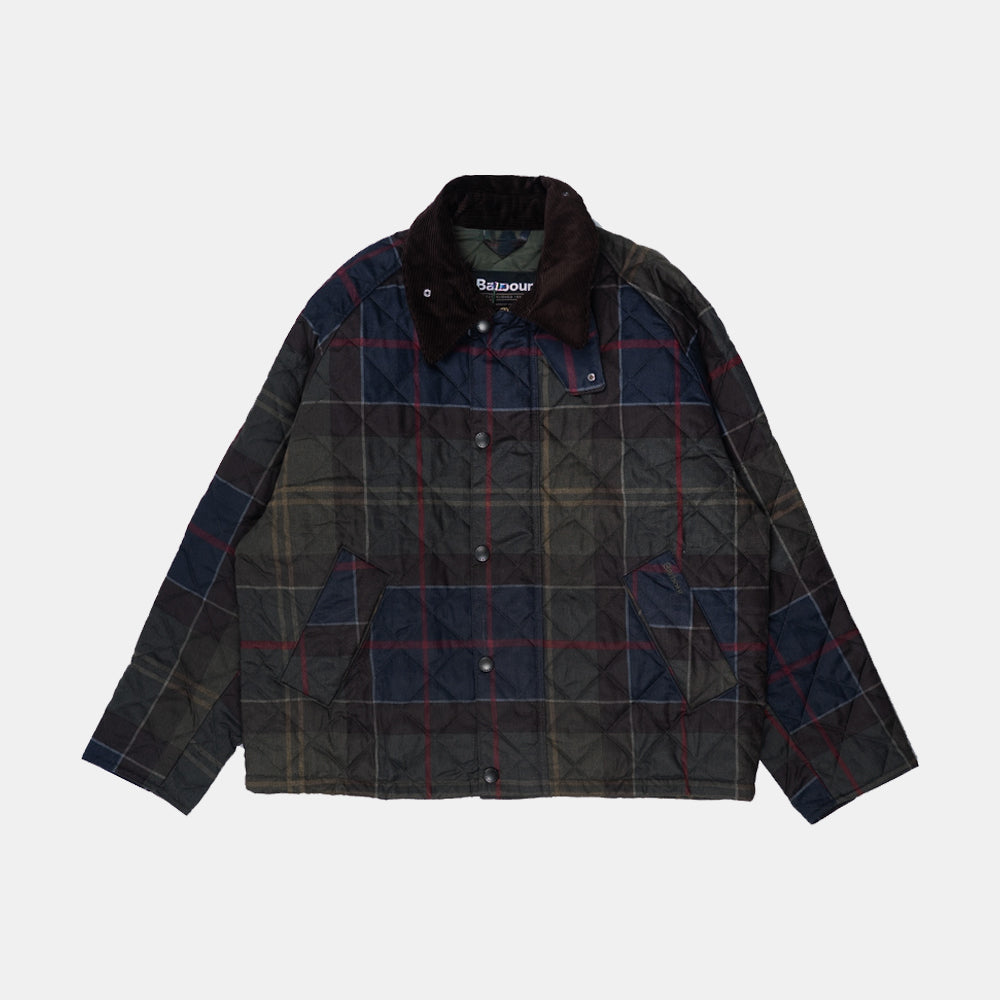 Barbour Tartan Transport Quilted Jack Classic Tartan Mqu1869