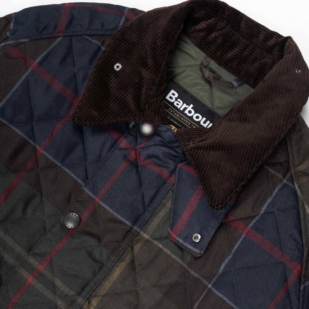 Barbour Tartan Transport Quilted Jack Classic Tartan Mqu1869