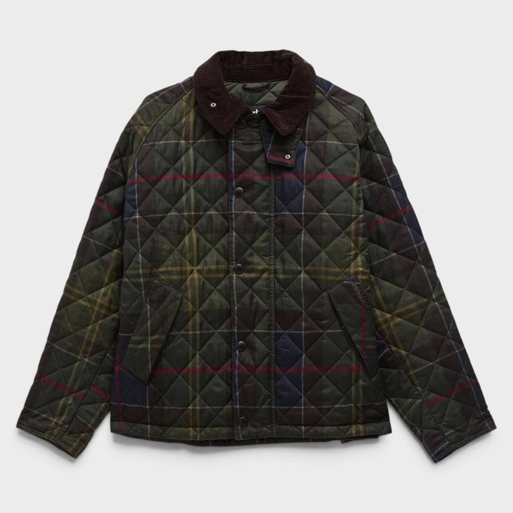 Barbour Tartan Transport Quilted Jack Classic Tartan Mqu1869tn14
