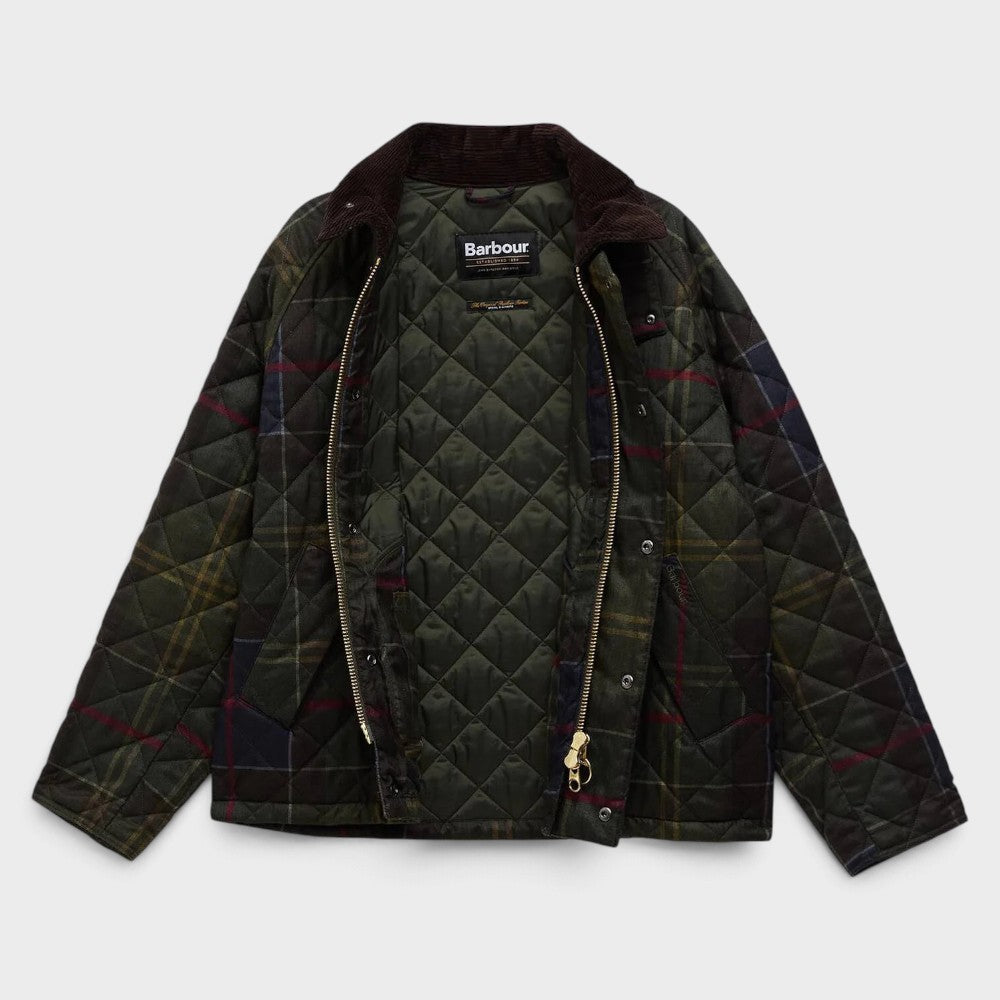 Barbour Tartan Transport Quilted Jack Classic Tartan Mqu1869tn14