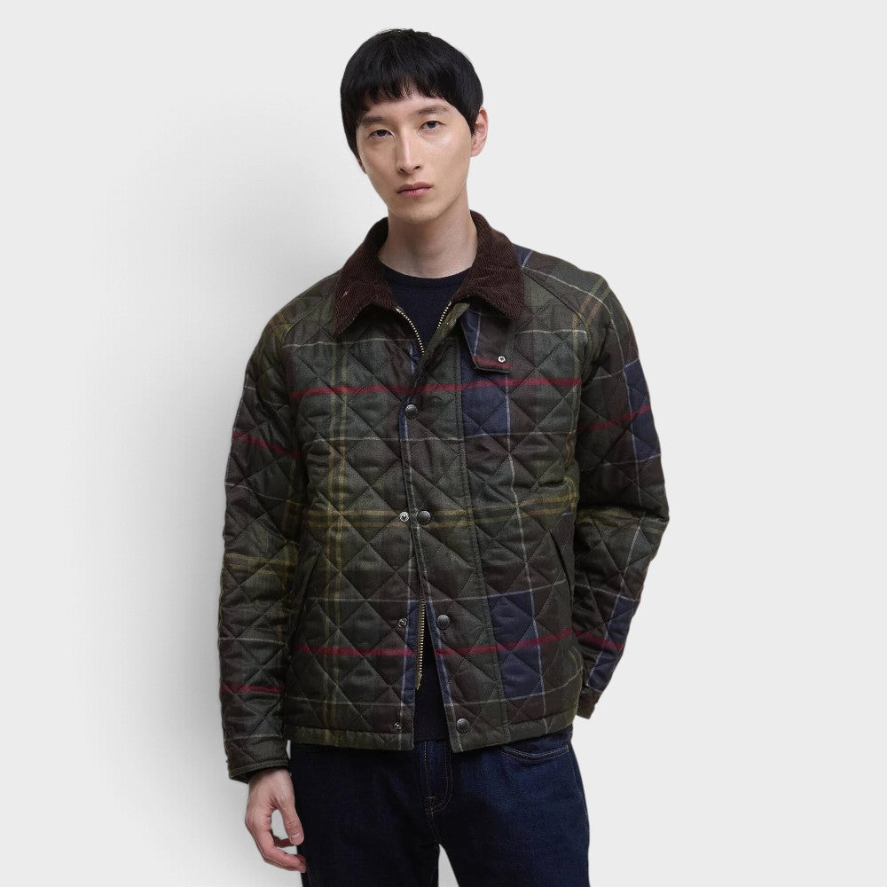 Barbour Tartan Transport Quilted Jack Classic Tartan Mqu1869tn14