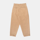 Beams+ 2 Pleats Trousers Twill Khaki 3823-0130