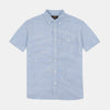 Beams+ B.d Short Sleeve Oxford Sax 38010032139