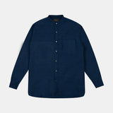 Band Collar Indigo Chambray