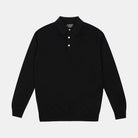 Beams+ Knit Polo 12g Black 38120005156