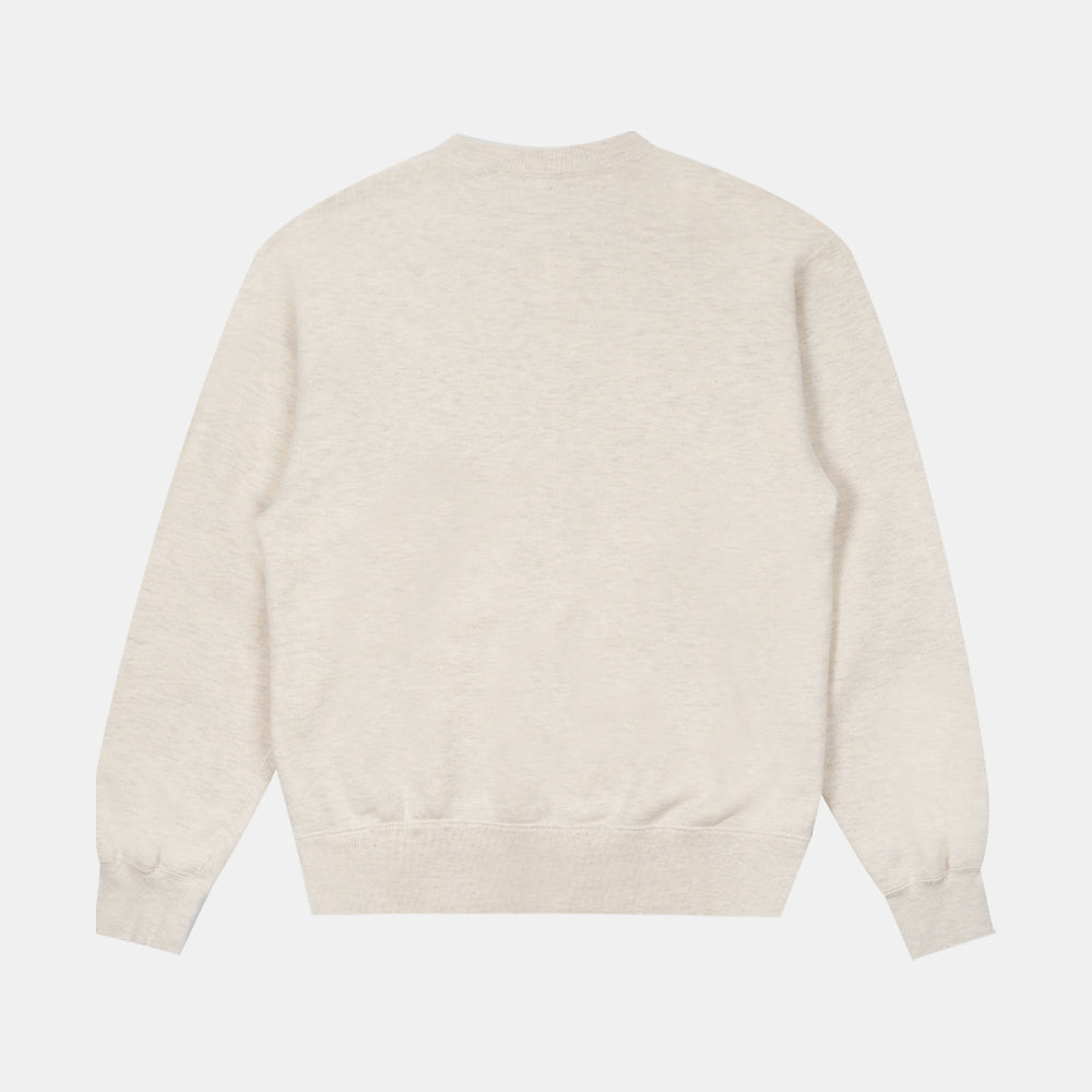 Beams+ Sweat Crew Oatmeal 38130191103