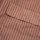 Beams+ Swing Jacket Bumpy Stripe Orange 38180638139