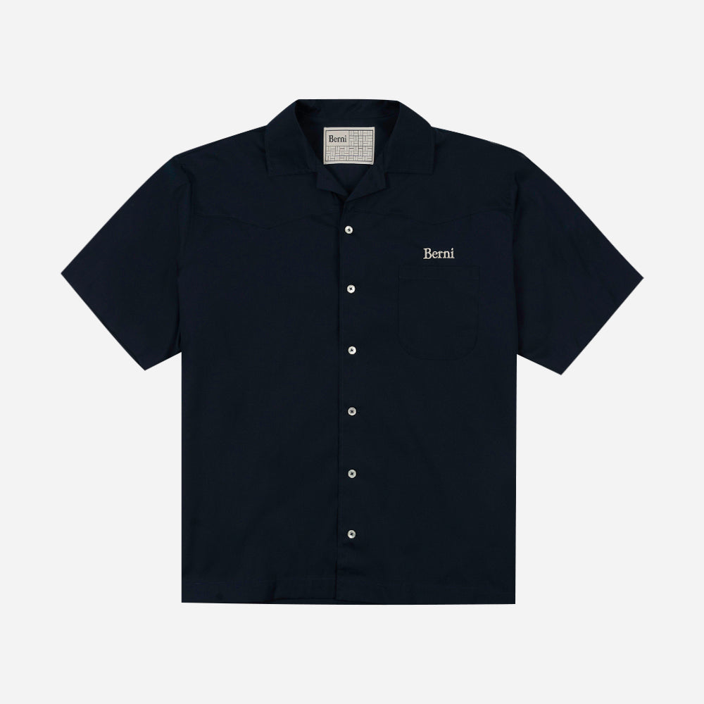 Berni Chemisette Game Night Shirt Navy Game Night Shirt-navy