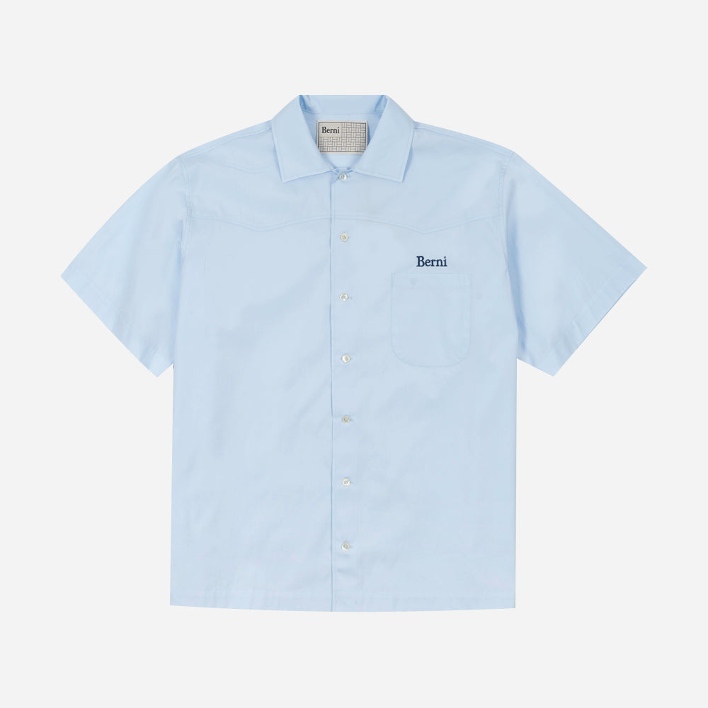 Berni Chemisette Game Night Shirt Sky Blue Game Night Shirt-sky Blue