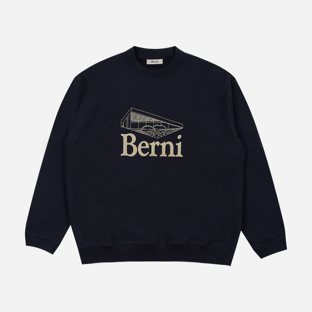 Berni Sweat Landmark Sweater Navy Landmark Sweater-navy