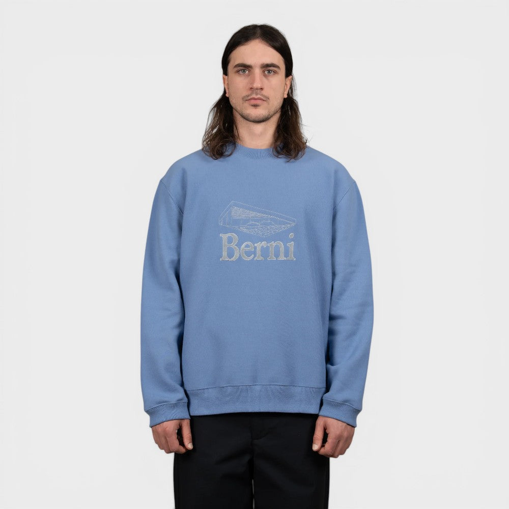 Berni Sweat Landmark Sweater Teenage Blue Landmark Sweater-teenage-blue