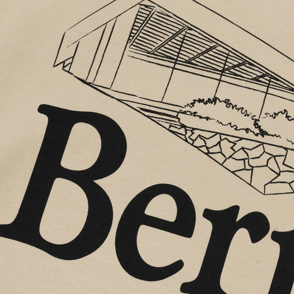 Berni T- Shirt Landmark Tee Limestone Landmark Tee -limestone