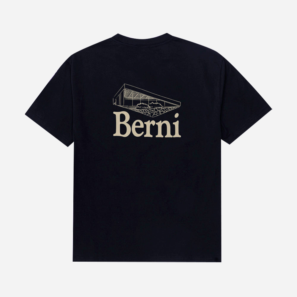Berni T- Shirt Landmark Tee Navy Landmark Tee -navy