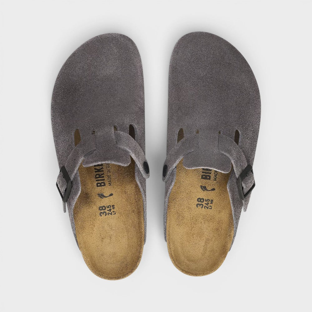 Birkenstock Boston Velvet Grey 1028602
