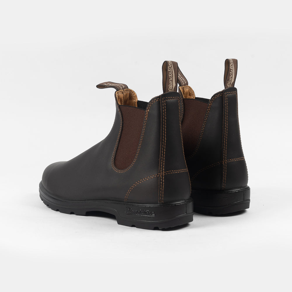 Blundstone Elastic Sided Boot Lined Walnut 550