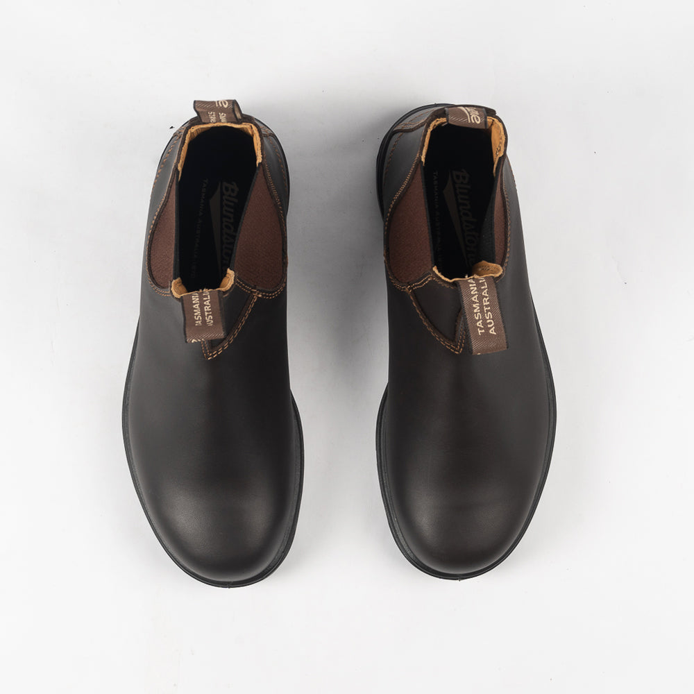 Blundstone Elastic Sided Boot Lined Walnut 550