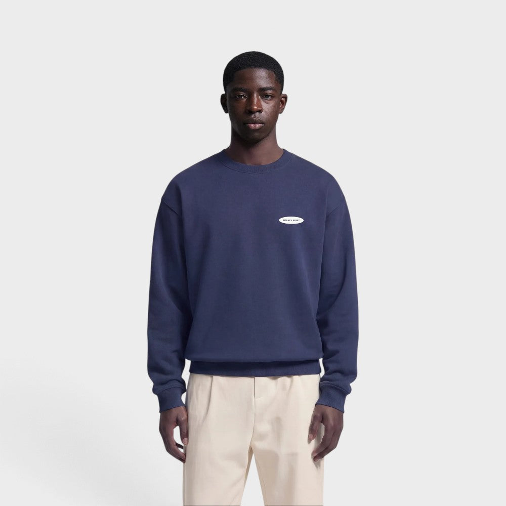 Bram's Fruit Fck Off Im Gardening Crewneck Navy 1243-navy