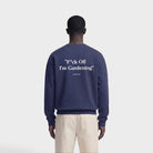 Bram's Fruit Fck Off Im Gardening Crewneck Navy 1243-navy