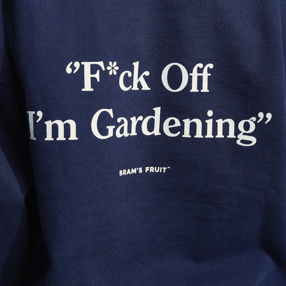 Bram's Fruit Fck Off Im Gardening Crewneck Navy 1243-navy