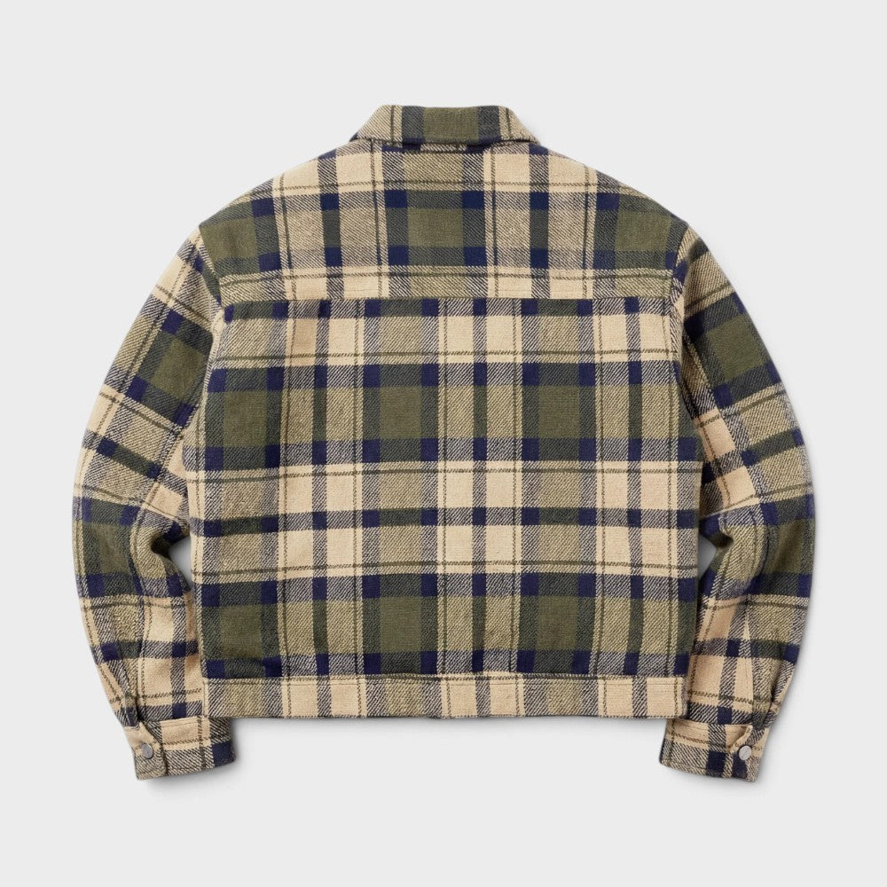 Bram's Fruit Gardener Flanel Jacket Green Fw26-2010-green