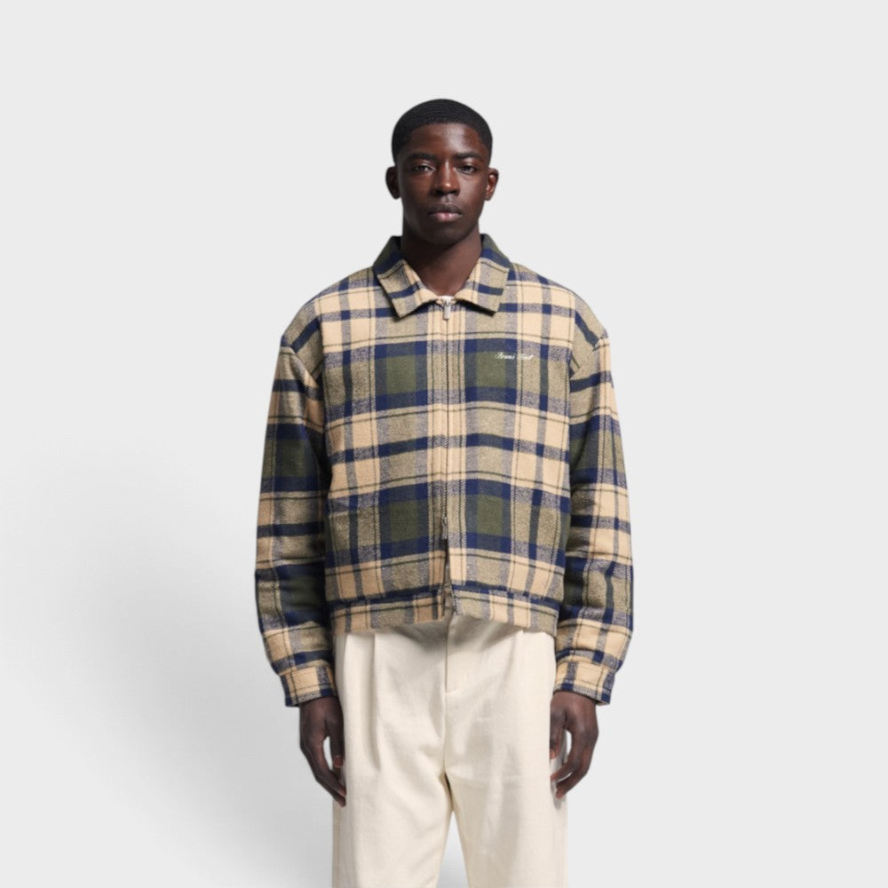 Bram's Fruit Gardener Flanel Jacket Green Fw26-2010-green