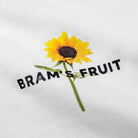 Bram's Fruit Sunflower Tshirt White 2121-white