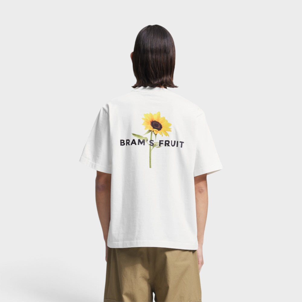 Bram's Fruit Sunflower Tshirt White 2121-white