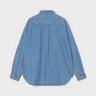 Carhartt Wip L/S Lucas Shirt Blue Stone Washed I034525-01-06
