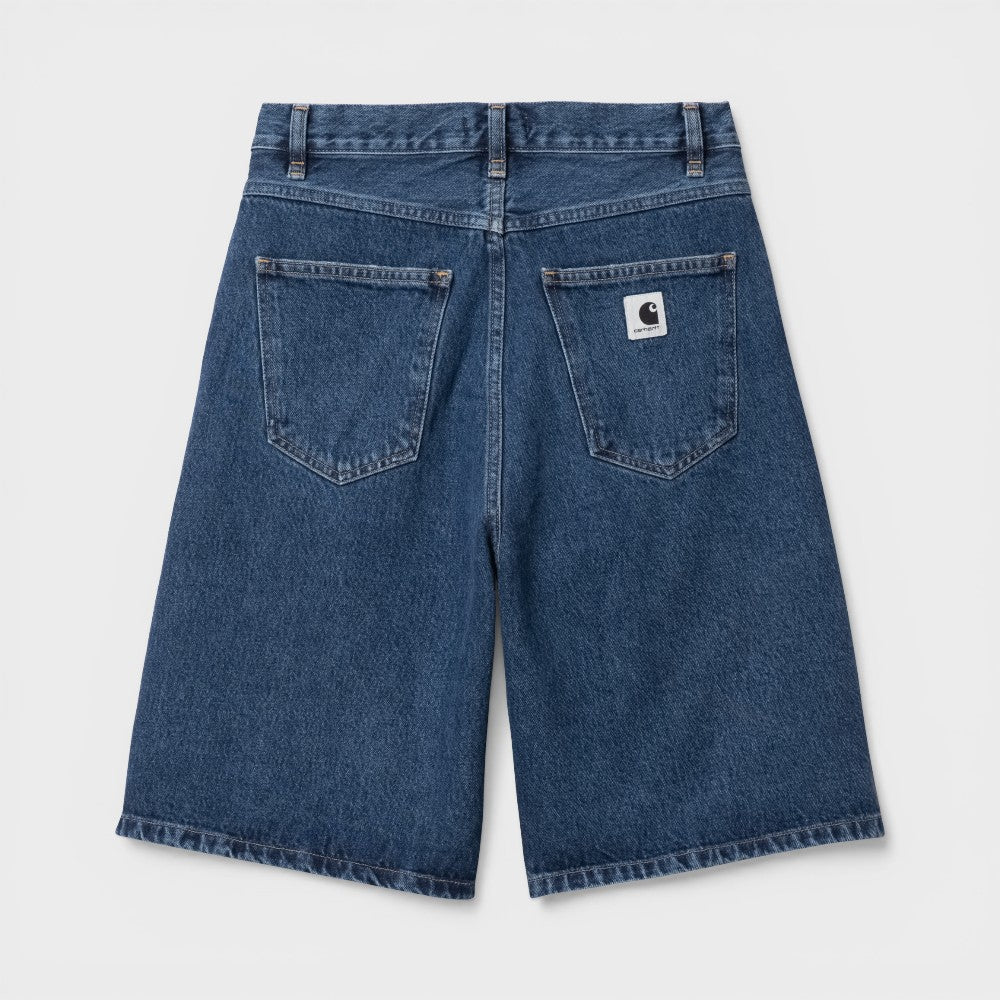 Carhartt Wip W Brandon Short Blue Stone Washed I037021-01-06
