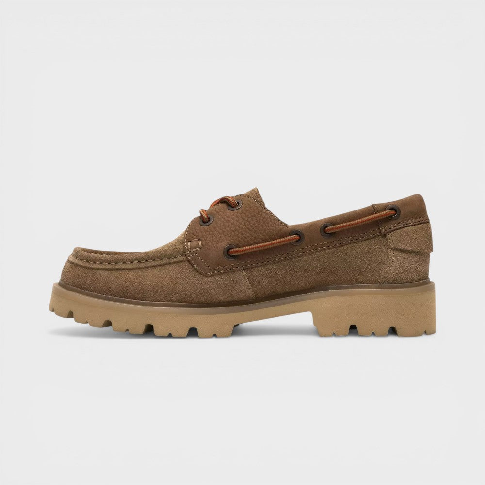 Clarks Cleyhill Boat Dark Sand 26186178