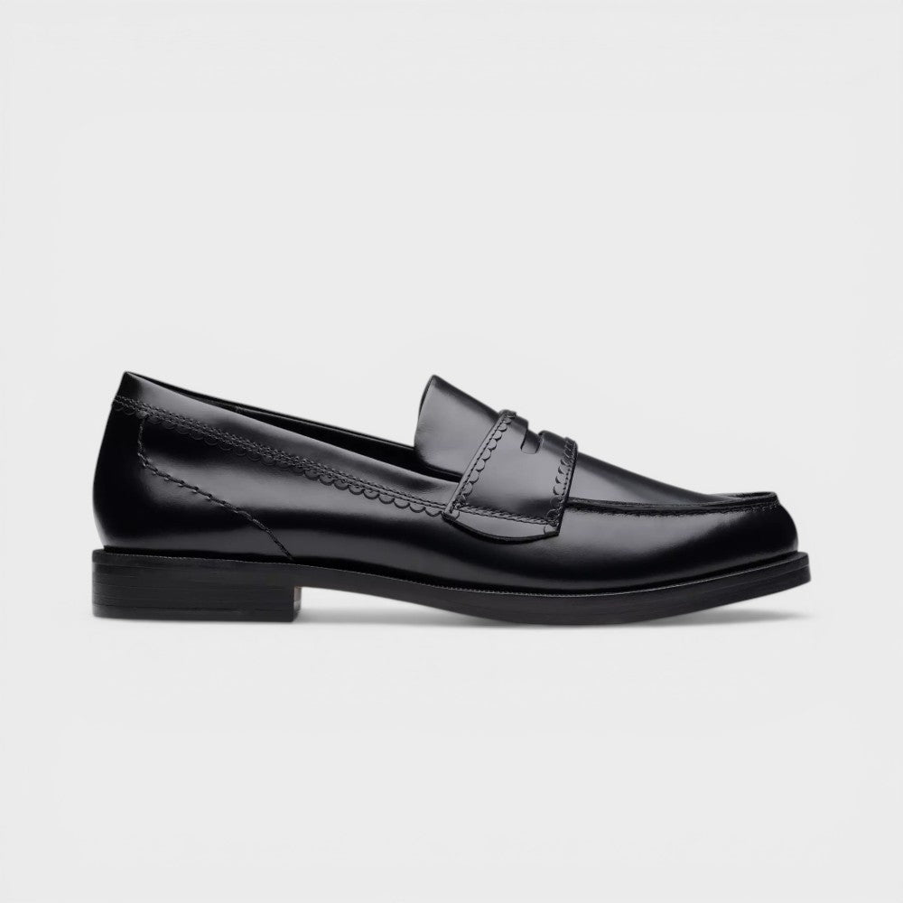 Clarks Straven Edge W Black Leather 26181277