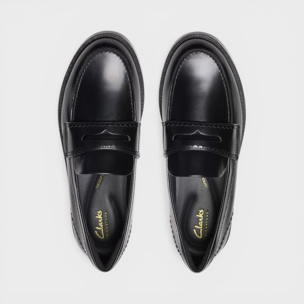 Clarks Straven Edge W Black Leather 26181277