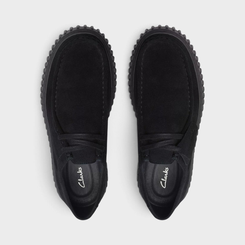 Clarks Torhill Lo Black Suede 26172019