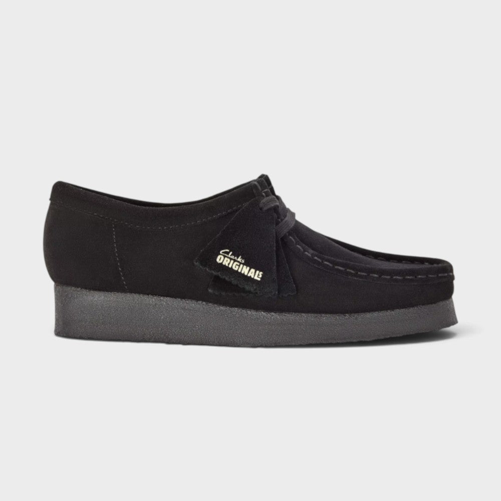 Clarks Wallabee Black Suede 26188315