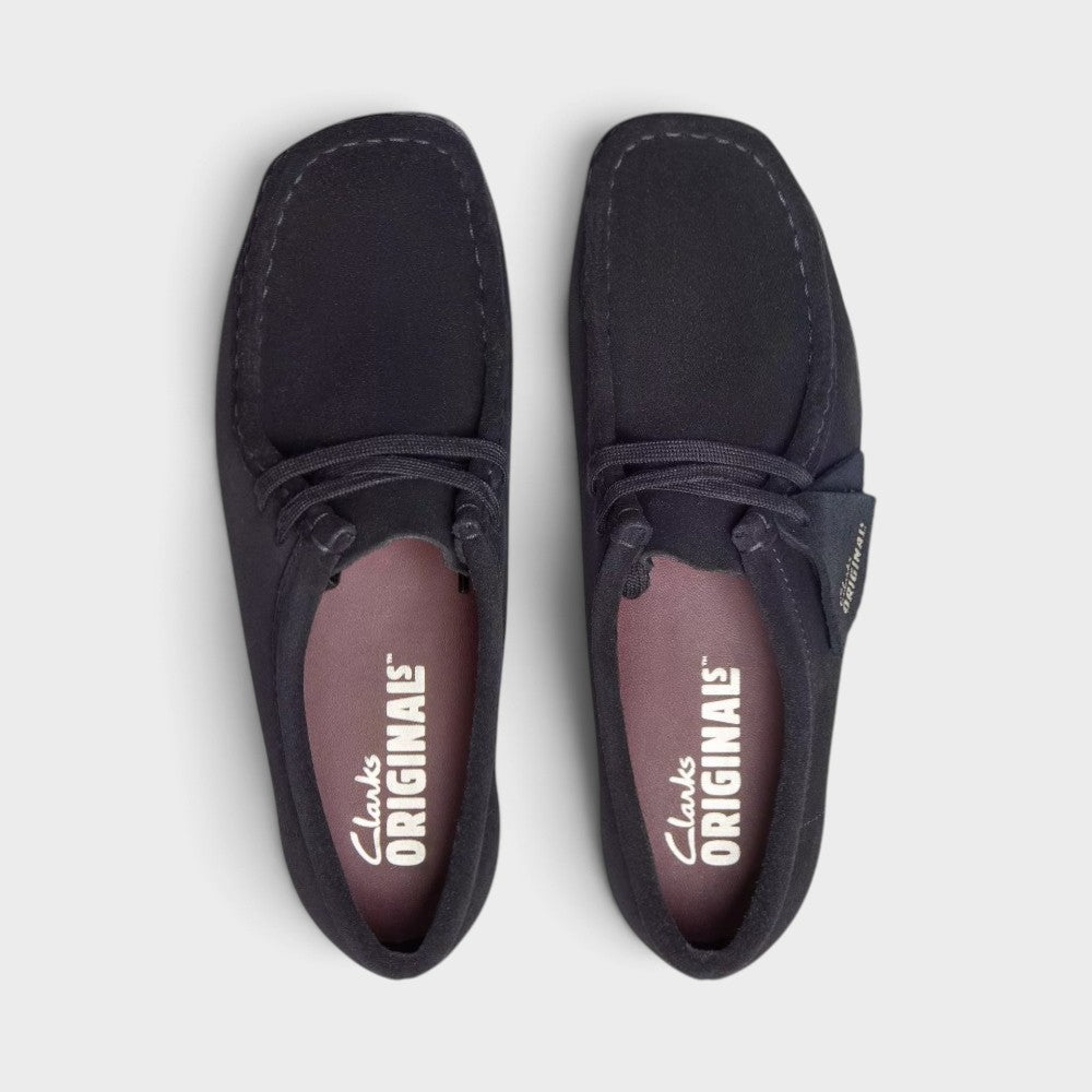 Clarks Wallabee Black Suede 26188315