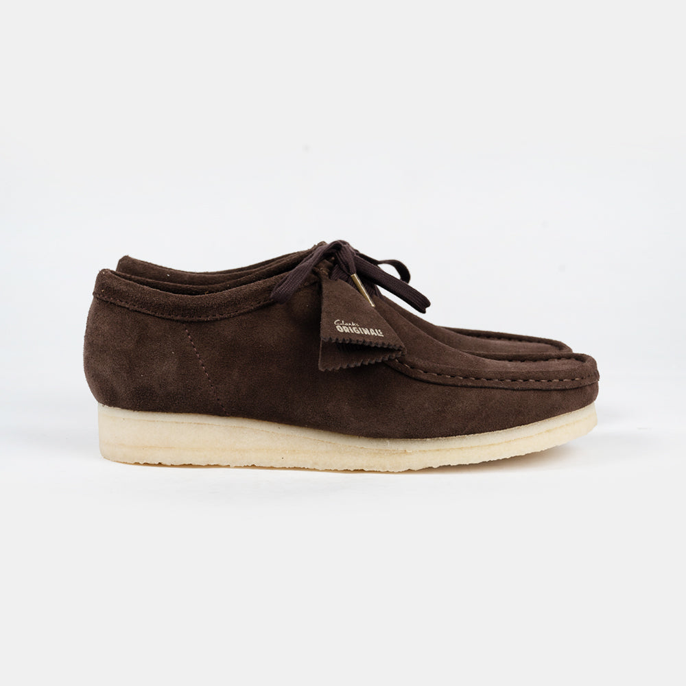 Clarks Wallabee Dark Brown Suede 26156606