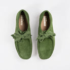 Clarks Wallabee Green Suede 26182222